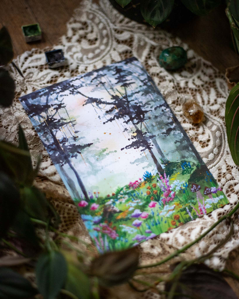 Serene Forest 5x7” Print
