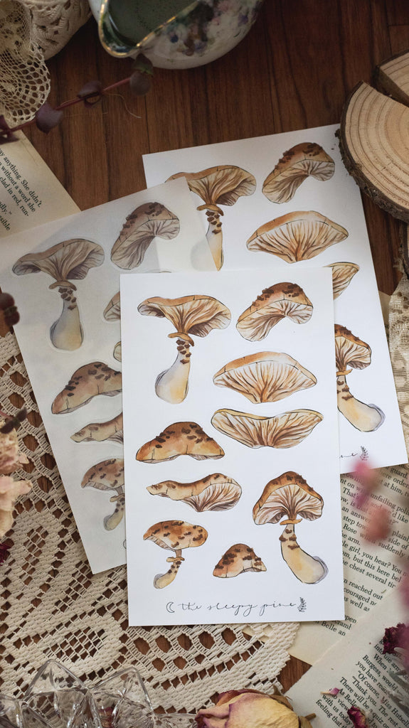 Climbing Mushrooms | Sticker Sheet