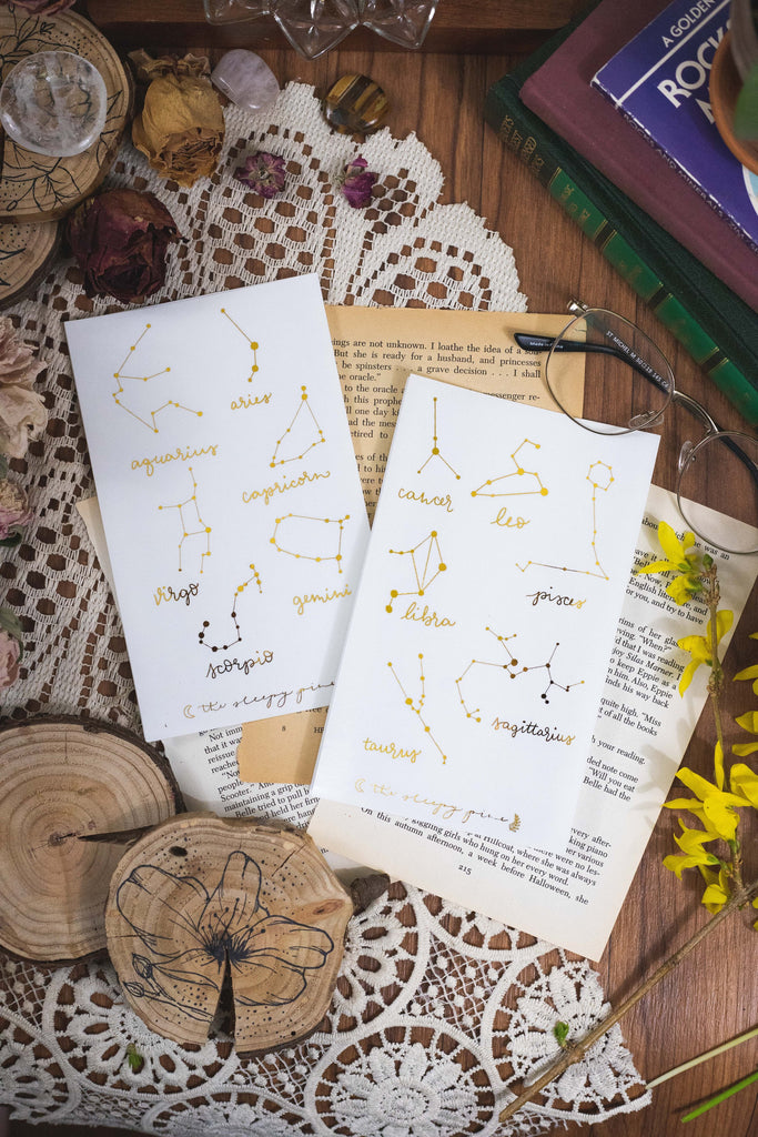 Astrological Star Signs | Set of 2 Sticker Sheets