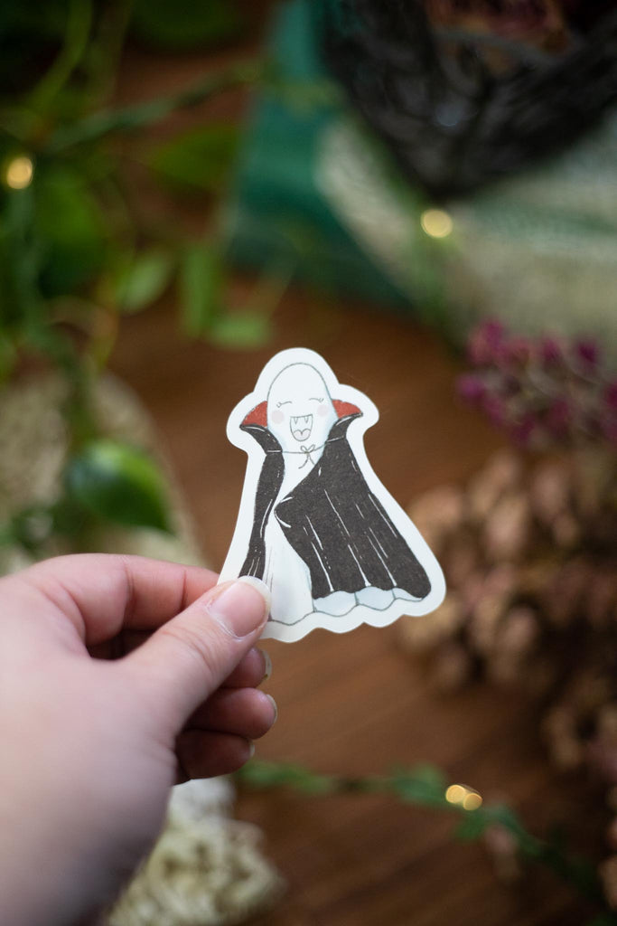 Boo Dracula Ghostie Sticker