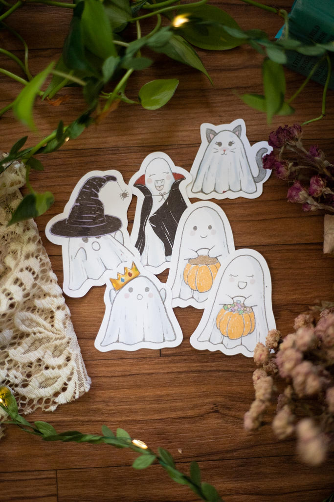 Halloween Ghosties Sticker Set