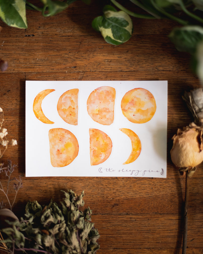 Autumn Moons | Sticker Sheet