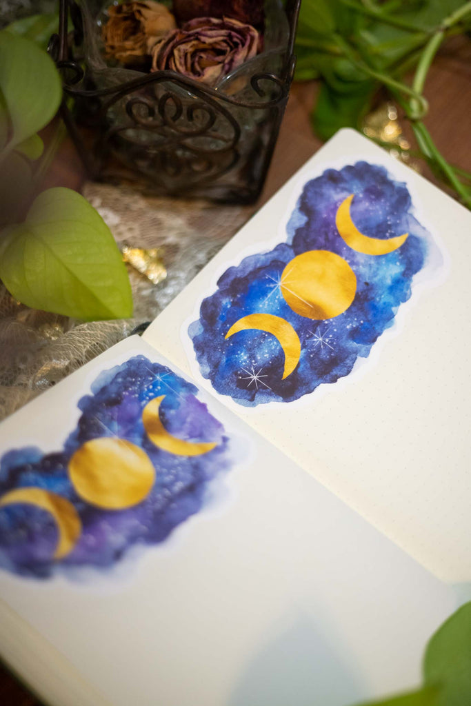 Celestial Dusk Banners | Set of 2 Stickers