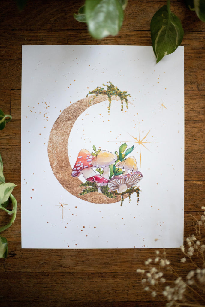 Moonshroom Print