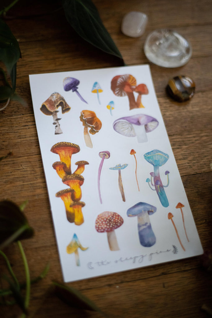 Mushrooms | Sticker Sheet